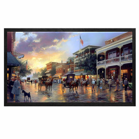 Main Street Celebration Canvas Art