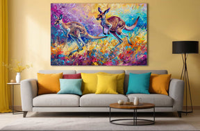 Kangaroo Canvas Art