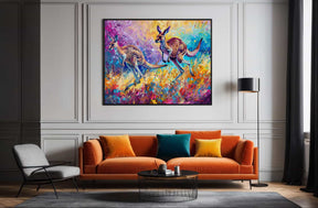 Kangaroo Canvas Art