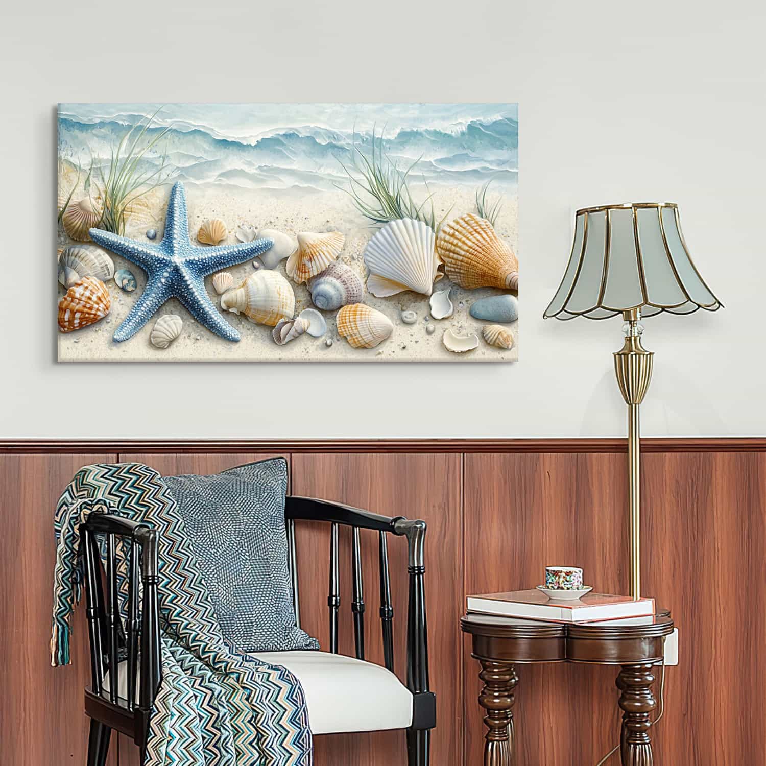 Seaside Starfish Canvas Art