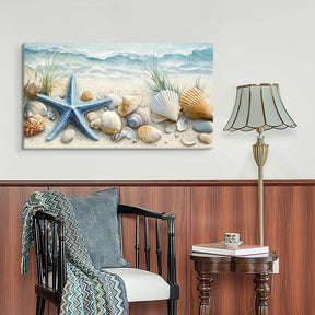 Seaside Starfish Canvas Art