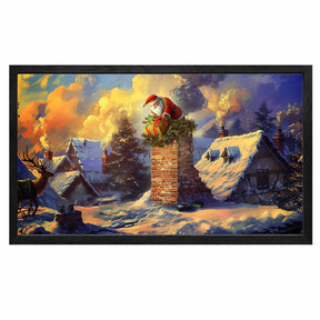 Santa Delivers Gifts Canvas Art