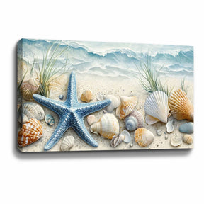 Seaside Starfish Canvas Art
