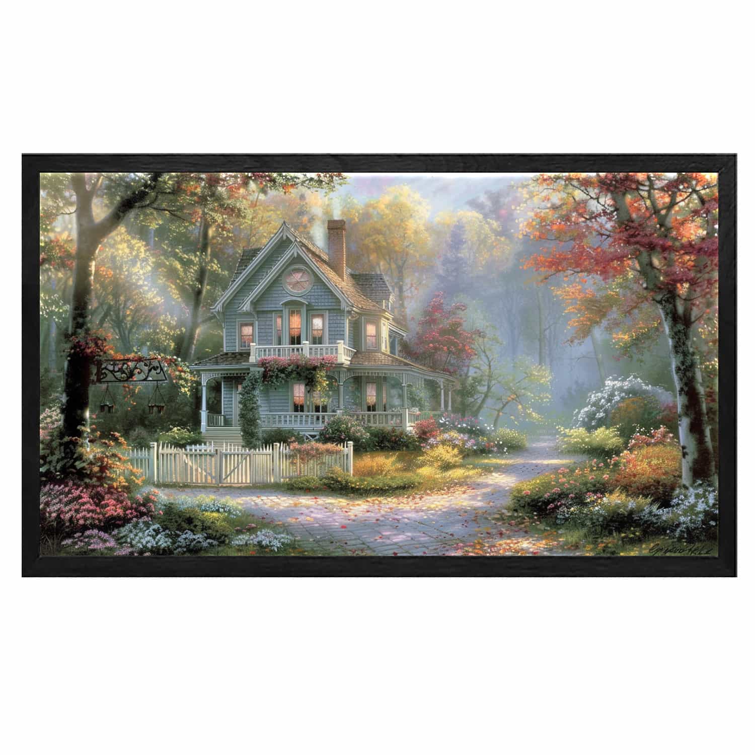 Victorian Garden Canvas Art