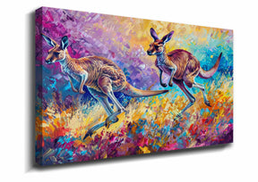 Kangaroo Canvas Art