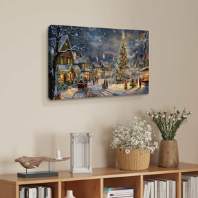Christmas Parade Canvas Art