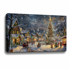 Christmas Parade Canvas Art