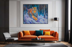 Running Tiger Canvas Art