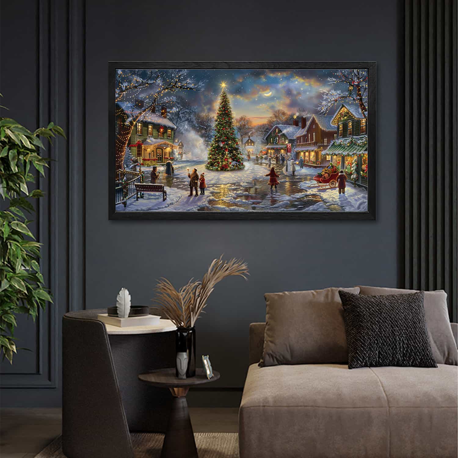 Christmas Evening Canvas Art