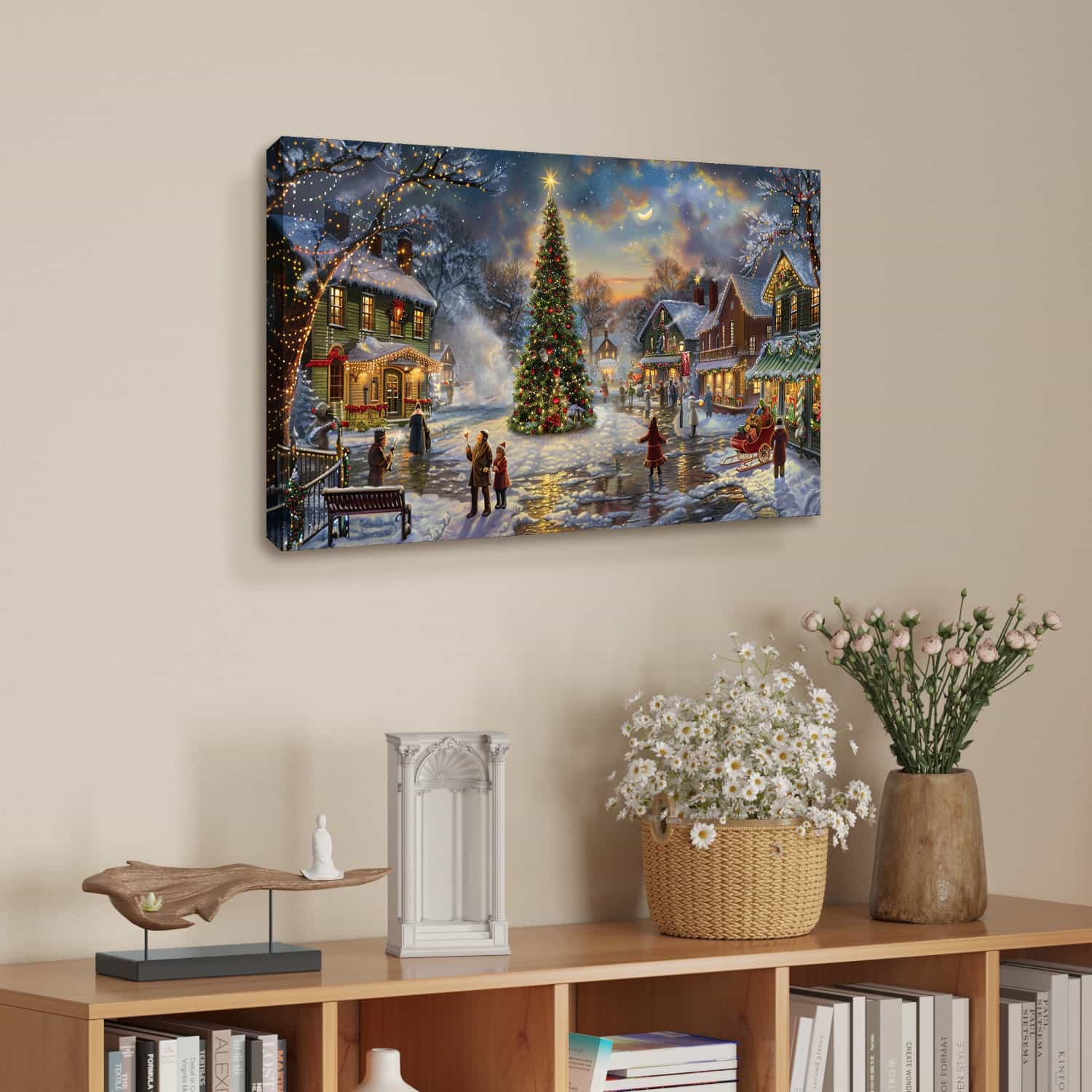 Christmas Evening Canvas Art
