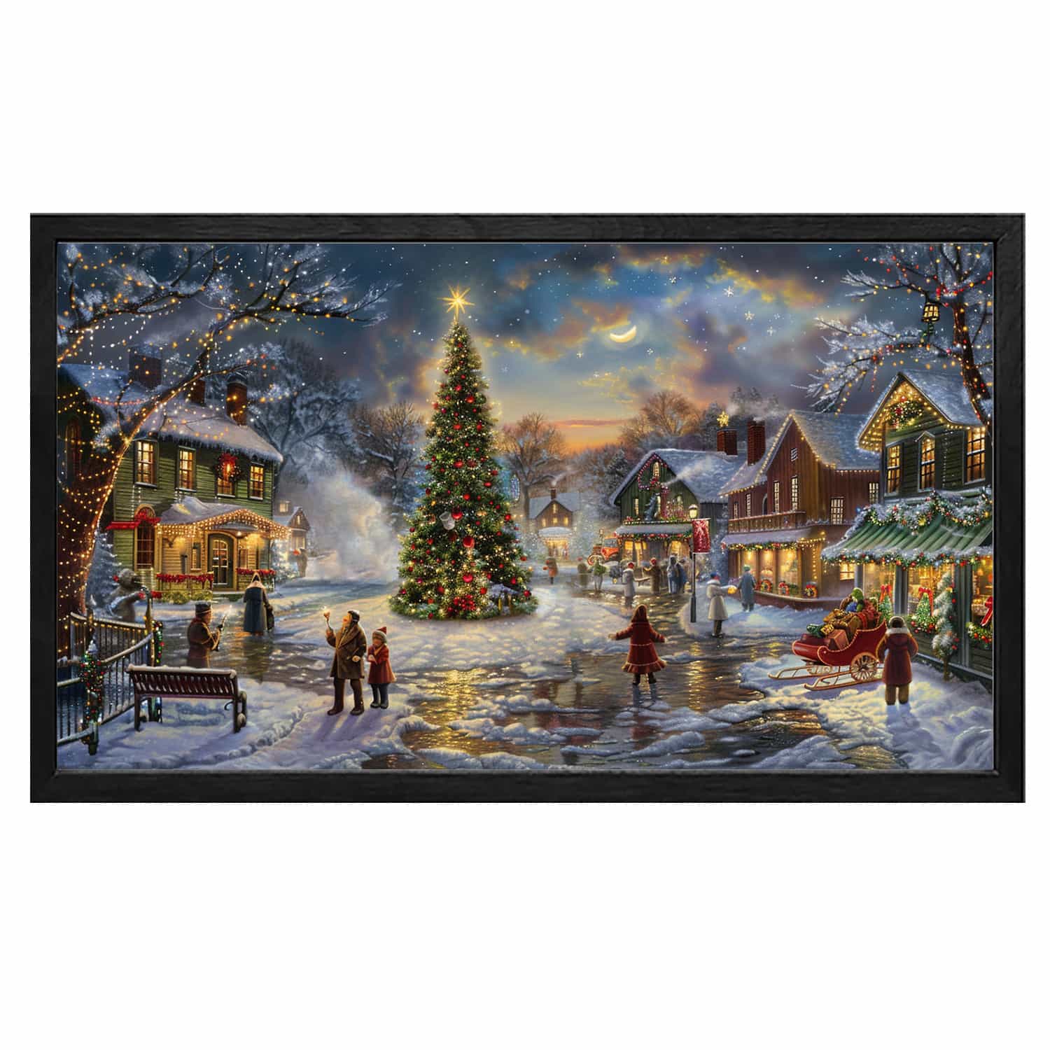 Christmas Evening Canvas Art
