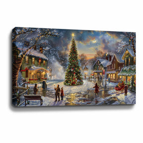 Christmas Evening Canvas Art