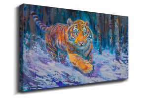 Running Tiger Canvas Art