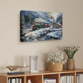 Christmas Gifts Delivery Canvas Art