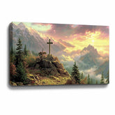 Rugged Cross Canvas Art