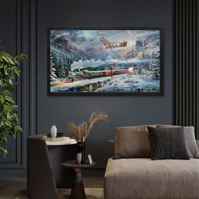 Christmas Gifts Delivery Canvas Art