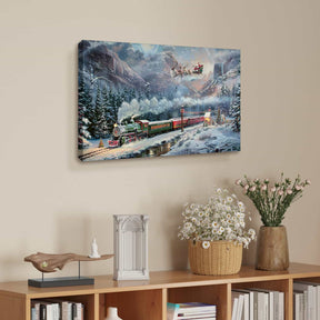 Christmas Gifts Delivery Canvas Art