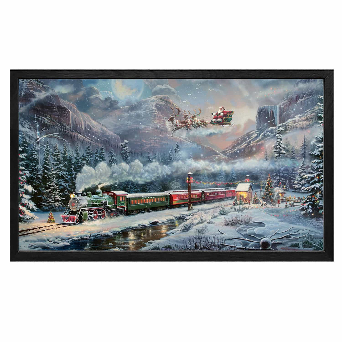 Christmas Gifts Delivery Canvas Art