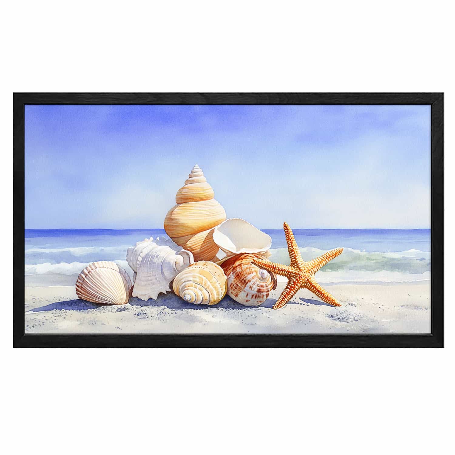 Seaside Conch Canvas Art