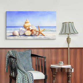 Seaside Conch Canvas Art