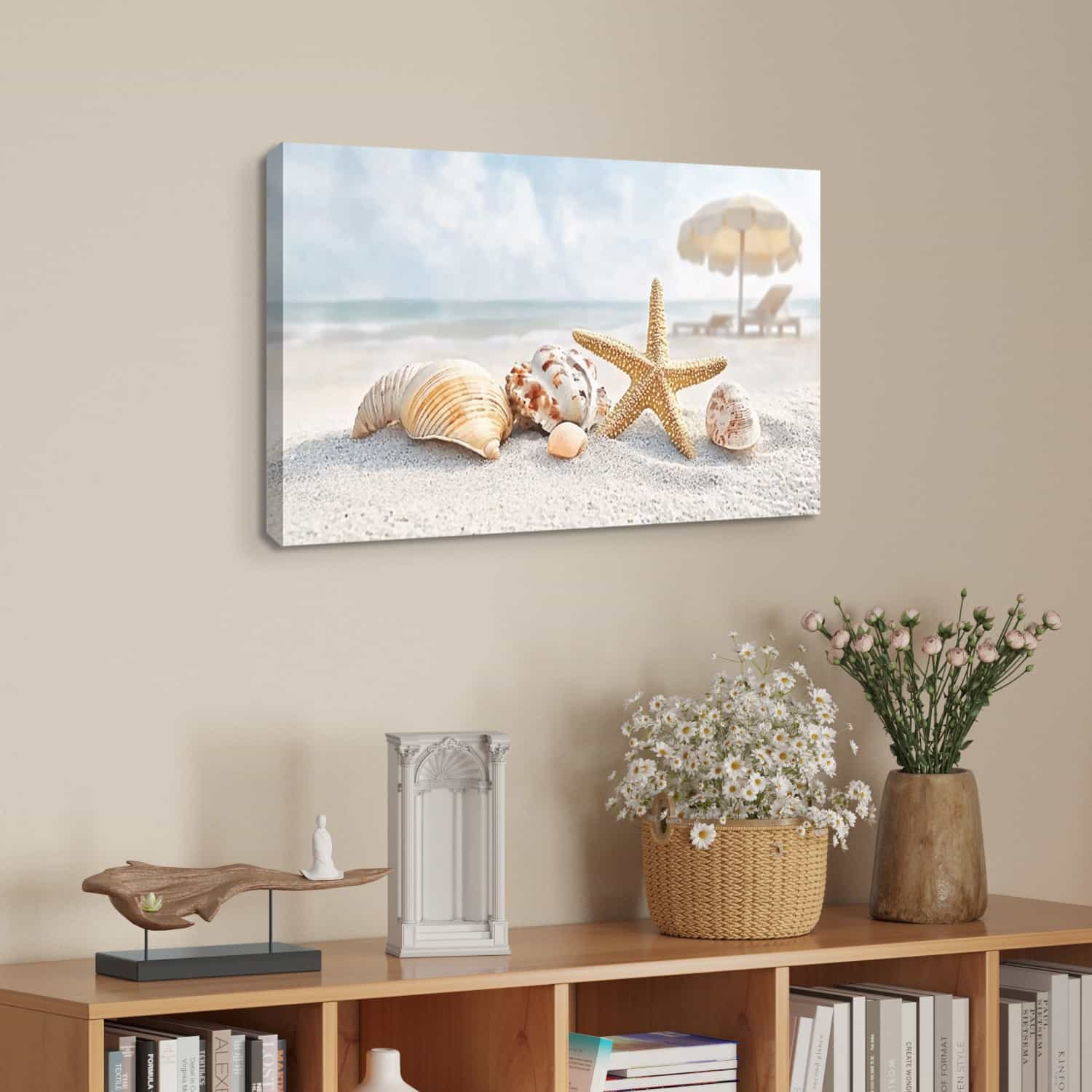 Seaside Beach Canvas Art