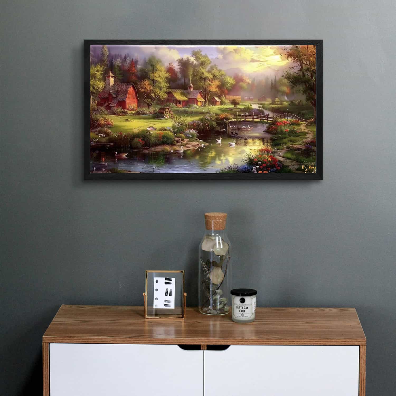 Farm Evening Canvas Art