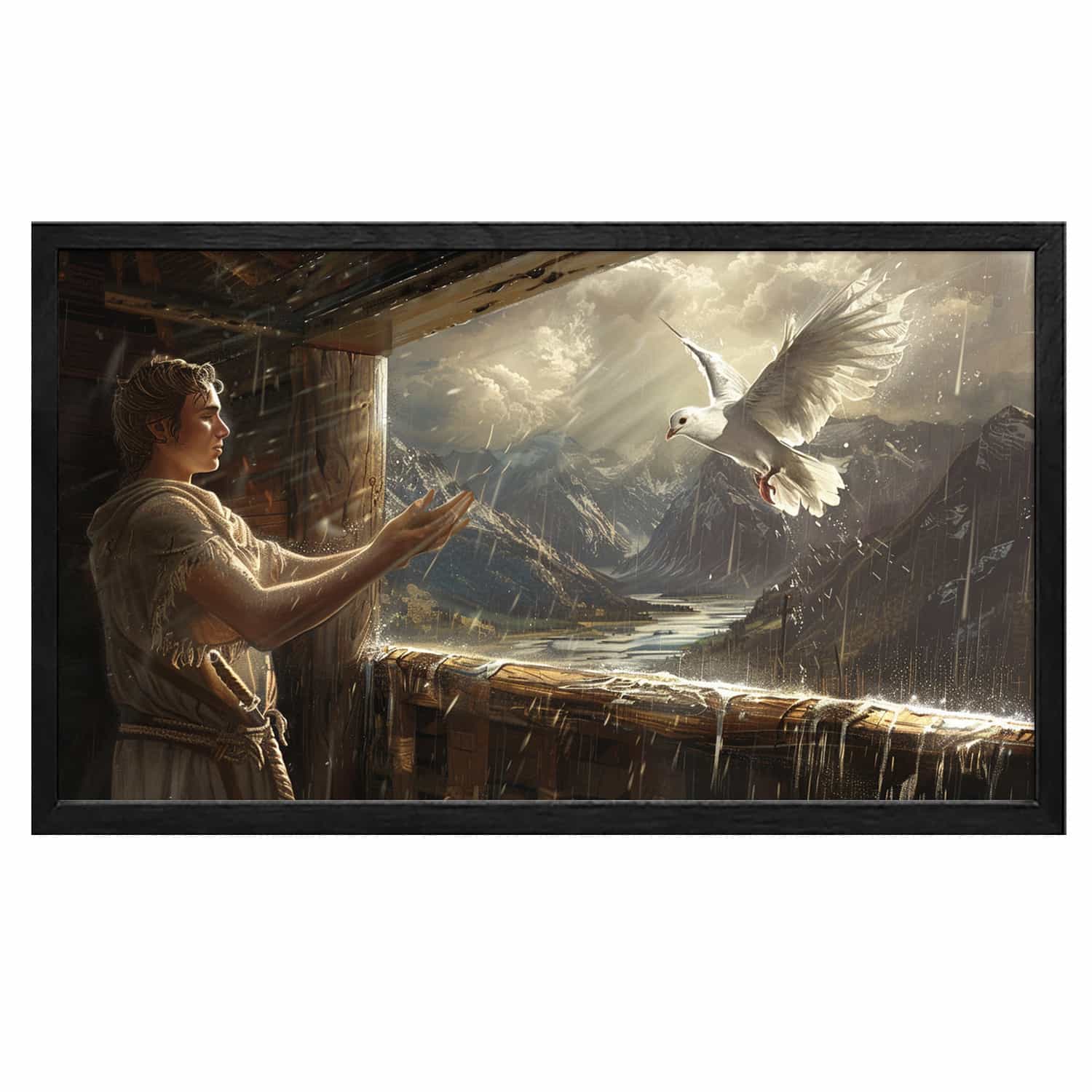 Noah Pigeon Canvas Art