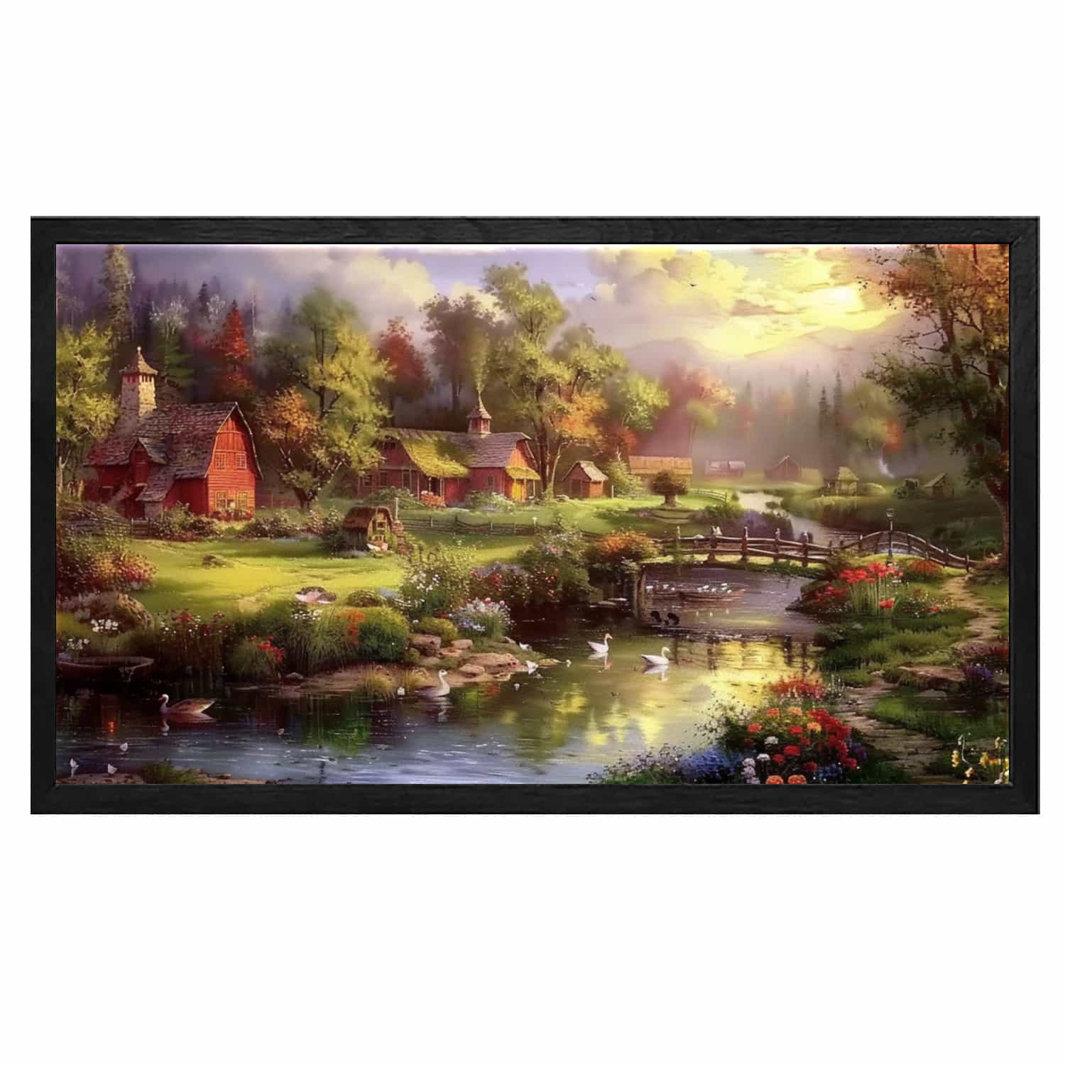 Farm Evening Canvas Art