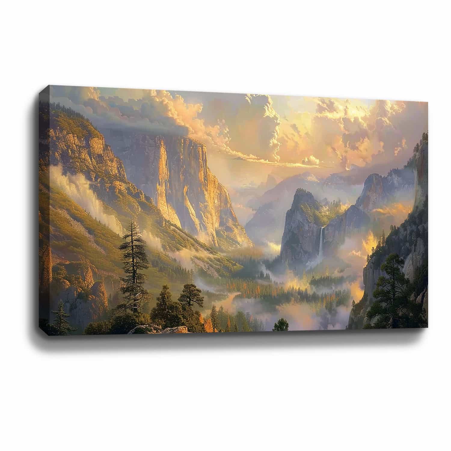 Cascading Perfection Nature Canvas Art