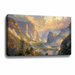 Cascading Perfection Nature Canvas Art