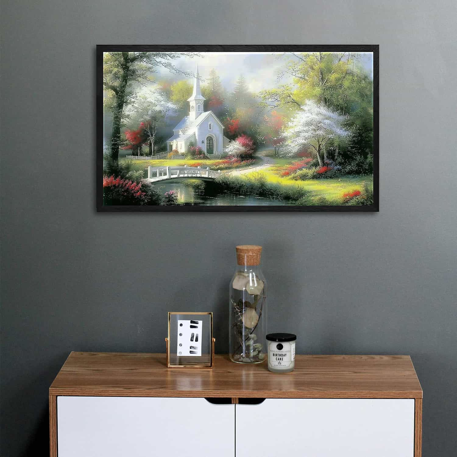 Cabin In The Woods Canvas Art
