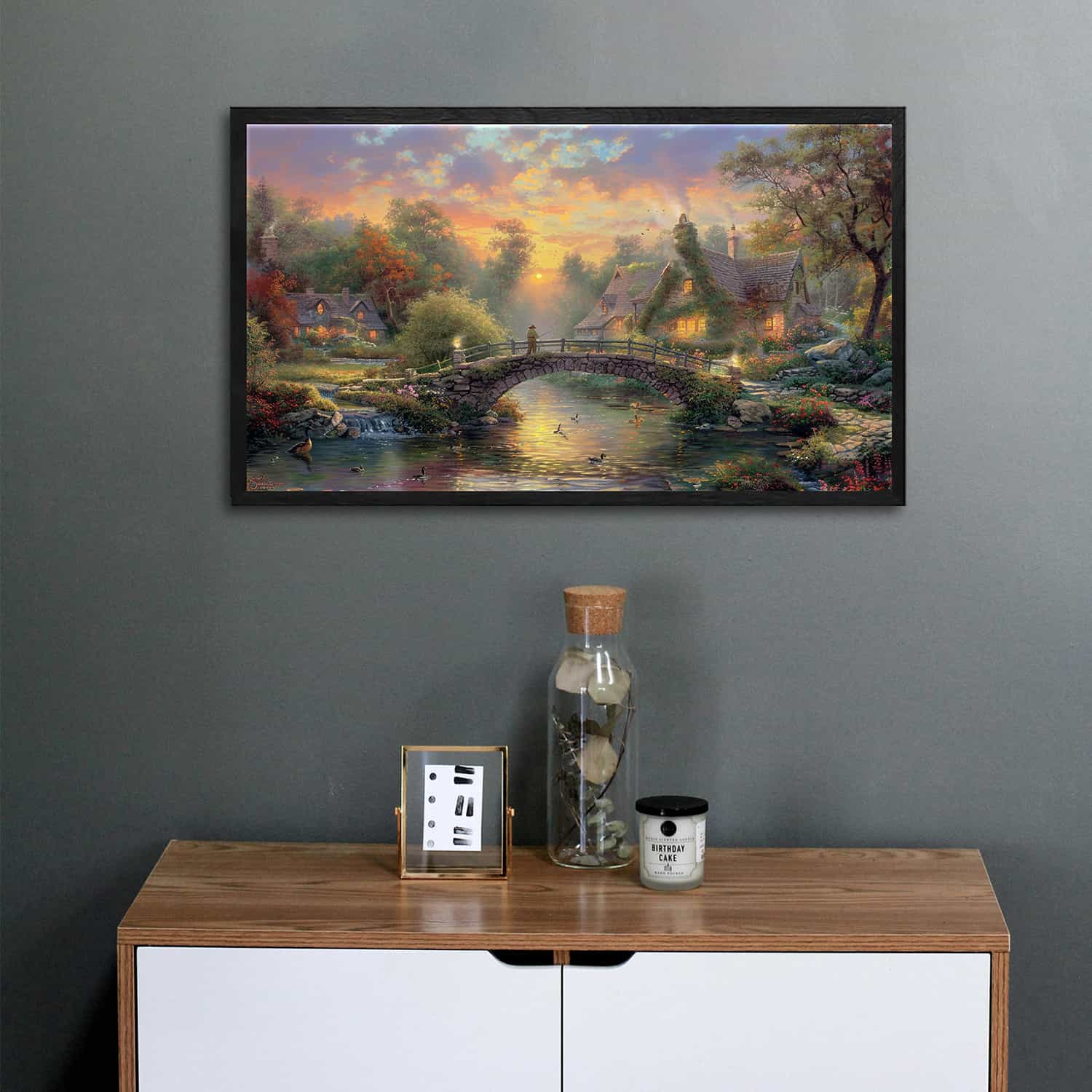 Stone bridge Canvas Art