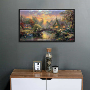 Stone bridge Canvas Art