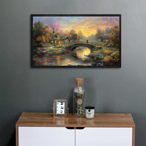 Paved bridge Canvas Art