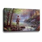 Go Fishing Canvas Art