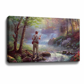 Go Fishing Canvas Art