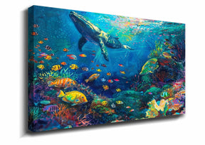 Whale Canvas Art