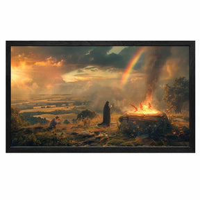 God Blessing To Noah Canvas Art