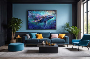 Whale Canvas Art