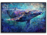Whale Canvas Art