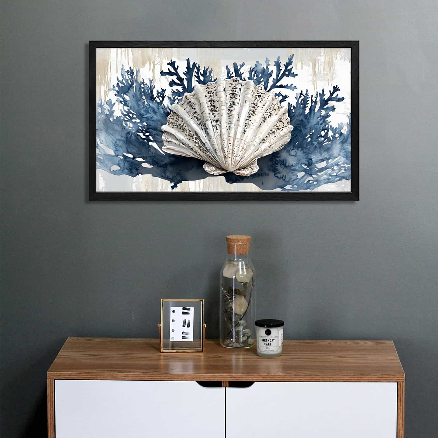 Pearl Scallop Canvas Art