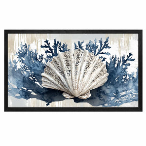 Pearl Scallop Canvas Art