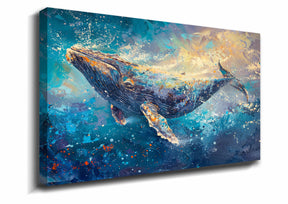 Whale Canvas Art