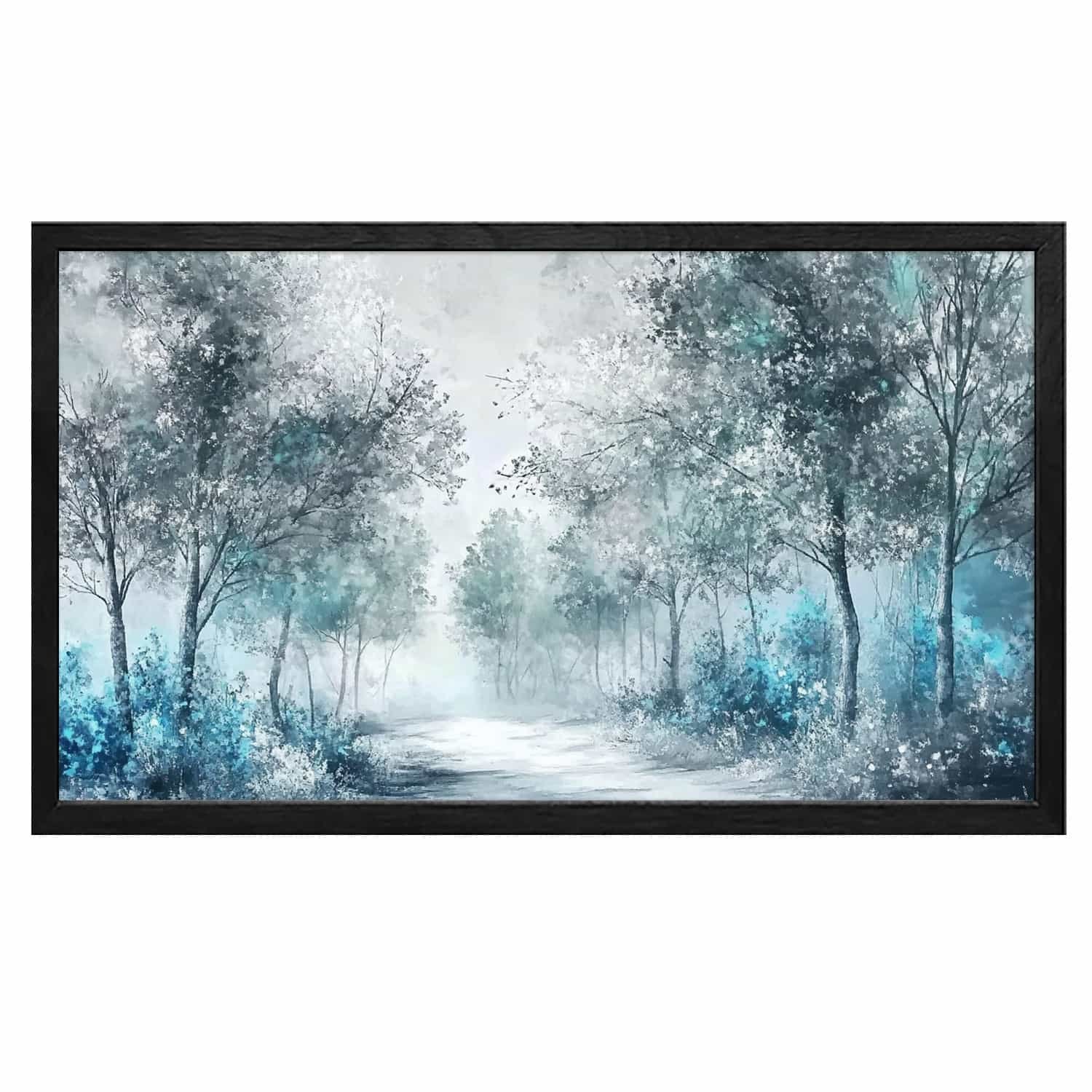 Blue Forest Canvas Art