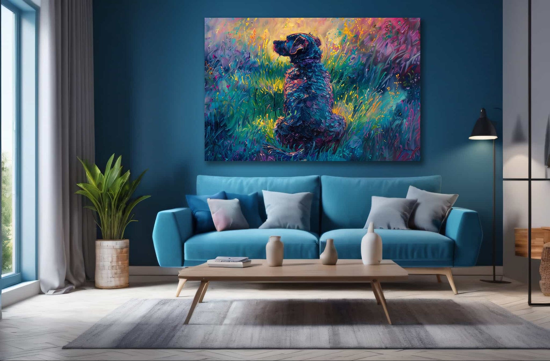 Dog Canvas Art