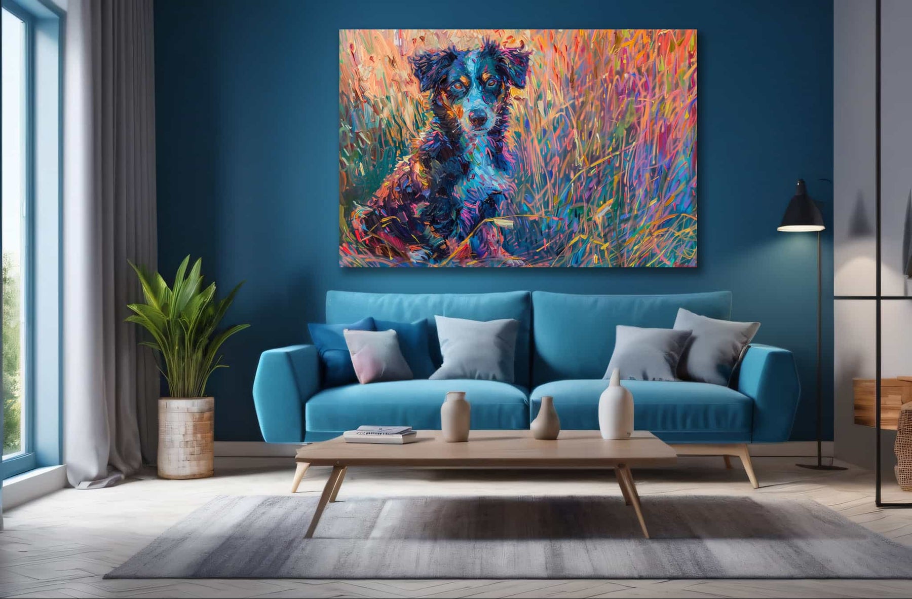 Dog Canvas Art