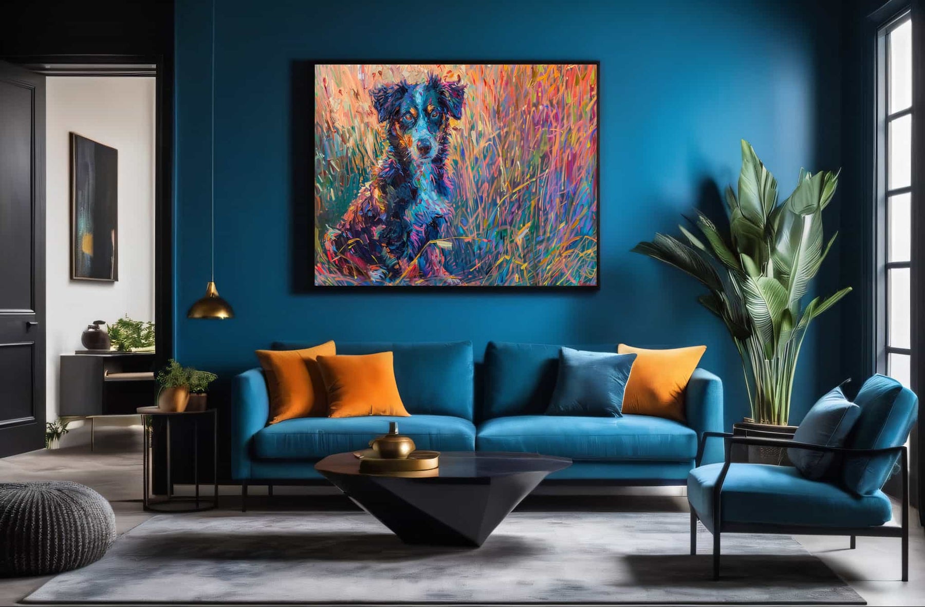 Dog Canvas Art
