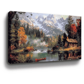 Snow Mountain Canvas Art