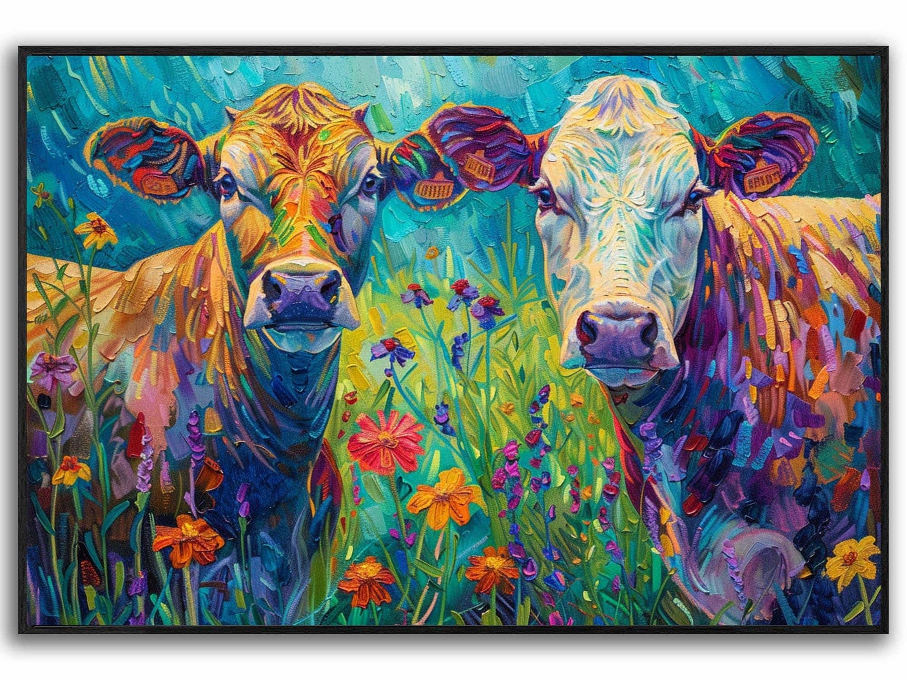Cow Canvas Art