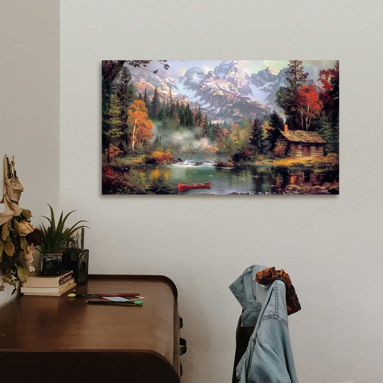 Snow Mountain Canvas Art